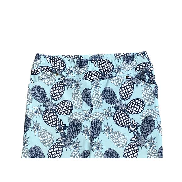 JEAN-PIERRE KLIFA Womens Size Medium Pull On Slim Leg High Rise Pineapple Pants - Picture 3 of 7